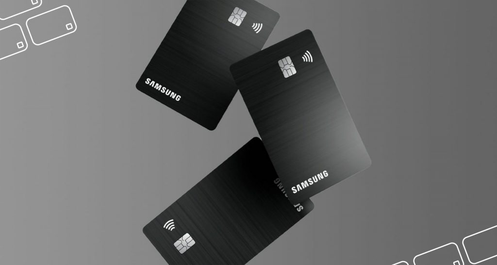 Novo cartão de crédito lançado pela Samsung